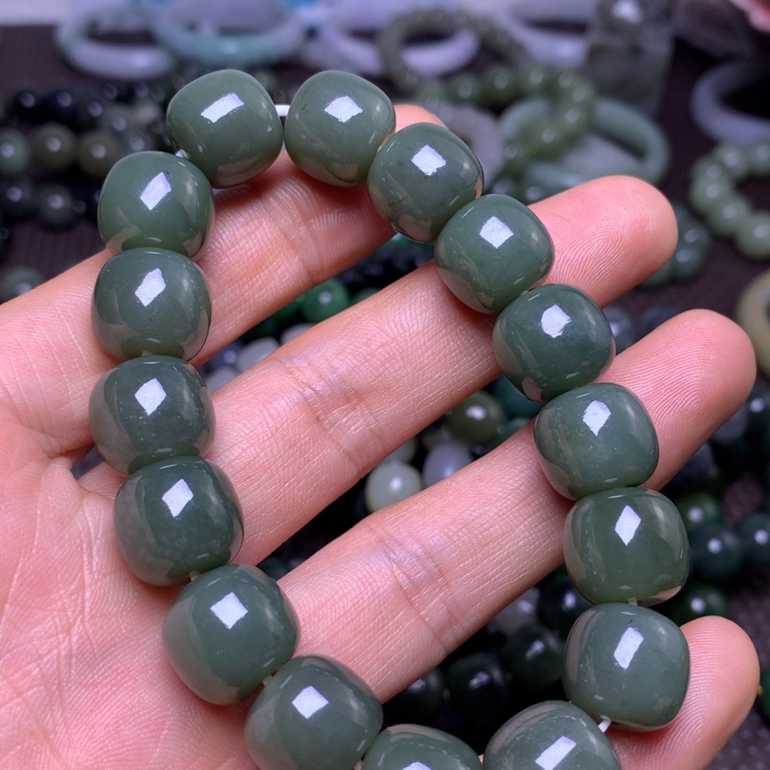 未镶嵌手串和田玉14