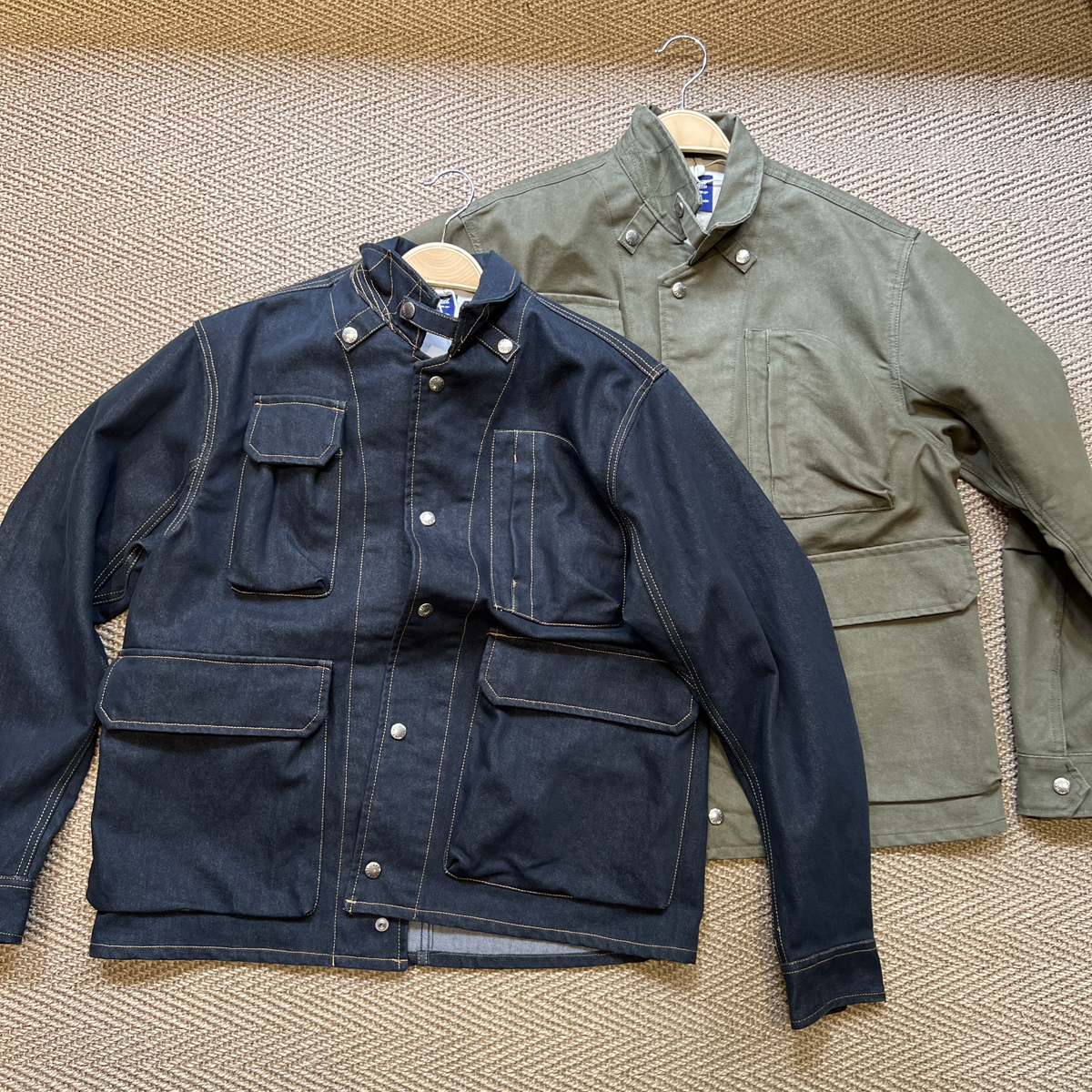 高品质！YKK纽扣百搭日系复古工装短款夹克日潮vintage外套秋季