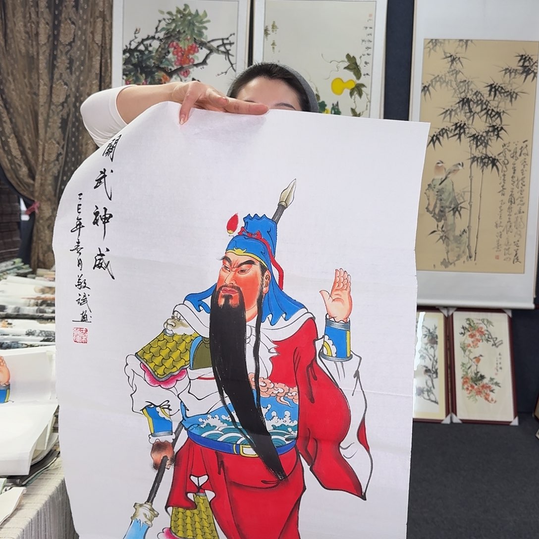纯手绘国画作品好看