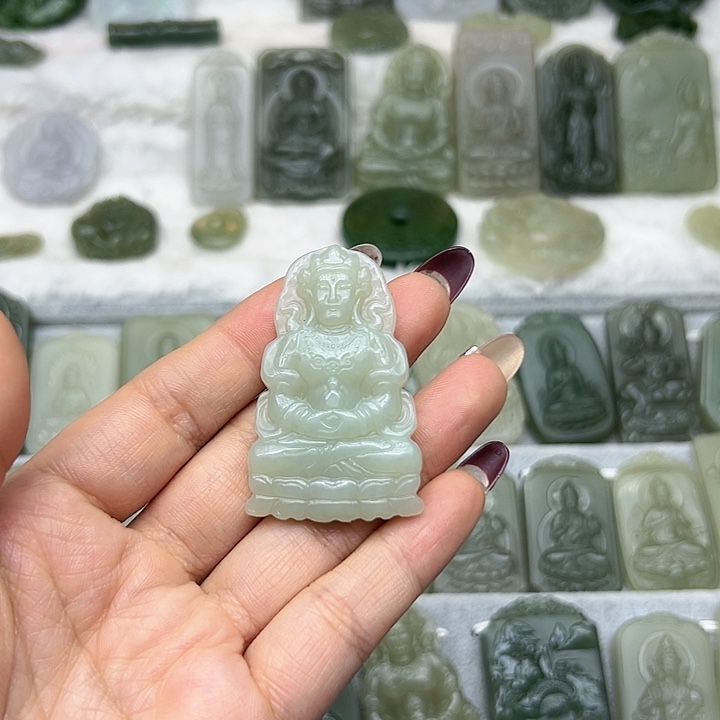 和田玉颈饰未镶嵌王*宇