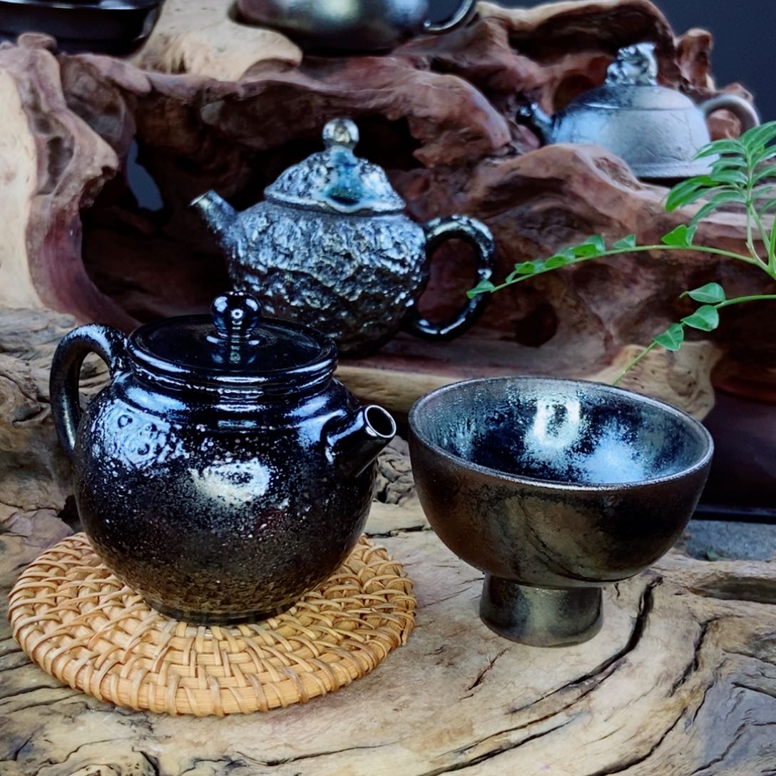 我**…建水紫陶柴烧茶具