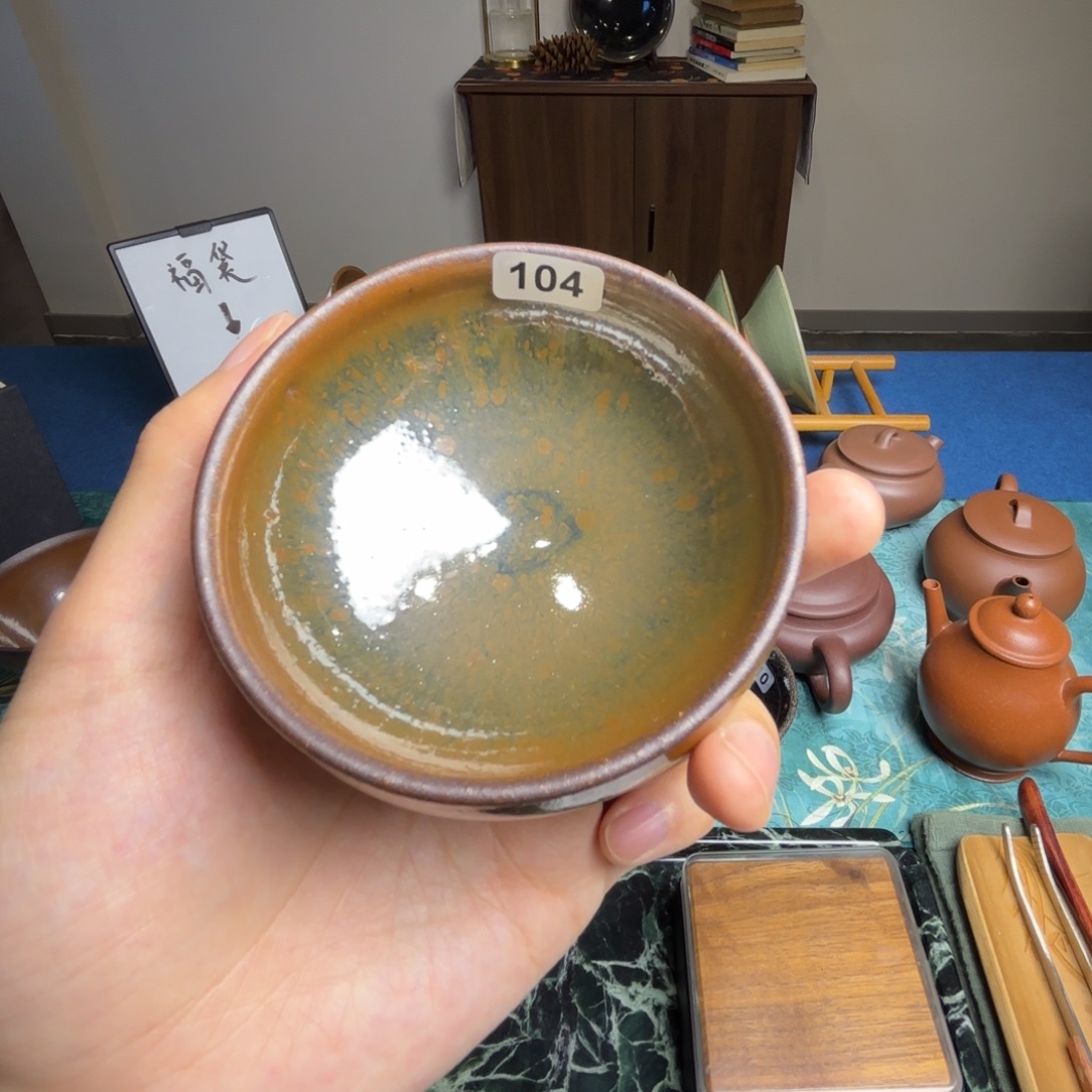 茶盏所有人微瑕建盏主人杯