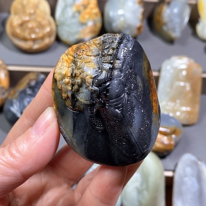 和田玉把件未镶嵌