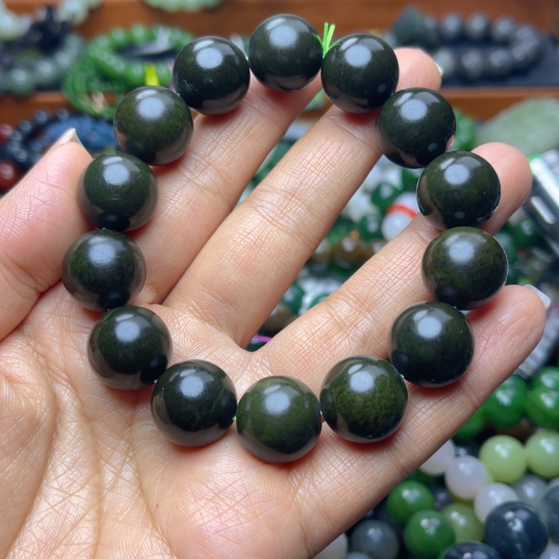 和田玉未镶嵌手链