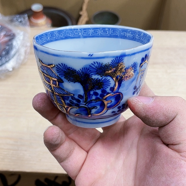 瓷片德****）瓷制作工艺品摆件