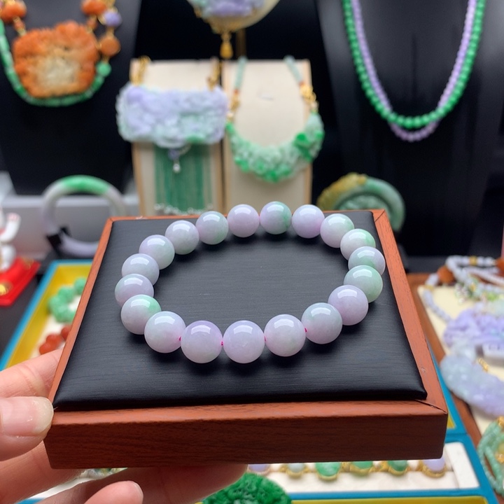 翡翠手链未镶嵌翡翠手串