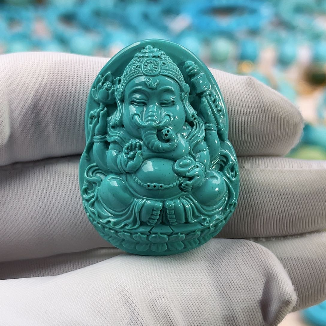 绿松石珠宝奇石未镶嵌