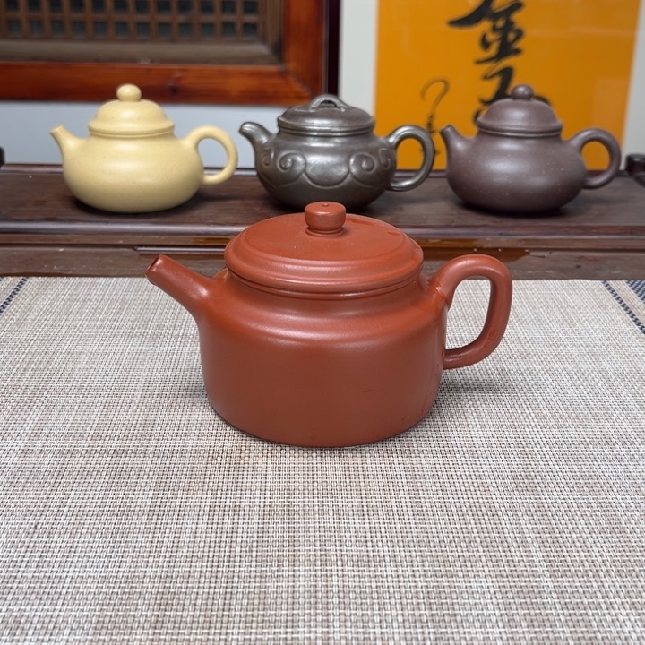 紫砂茶壶德钟小红泥