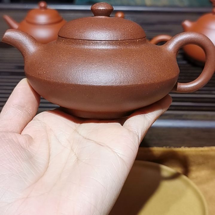 大***海茶壶紫砂合欢壶半手工