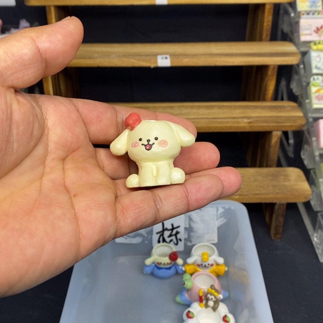 栋***员手捏釉烧哦拇指花盆1只