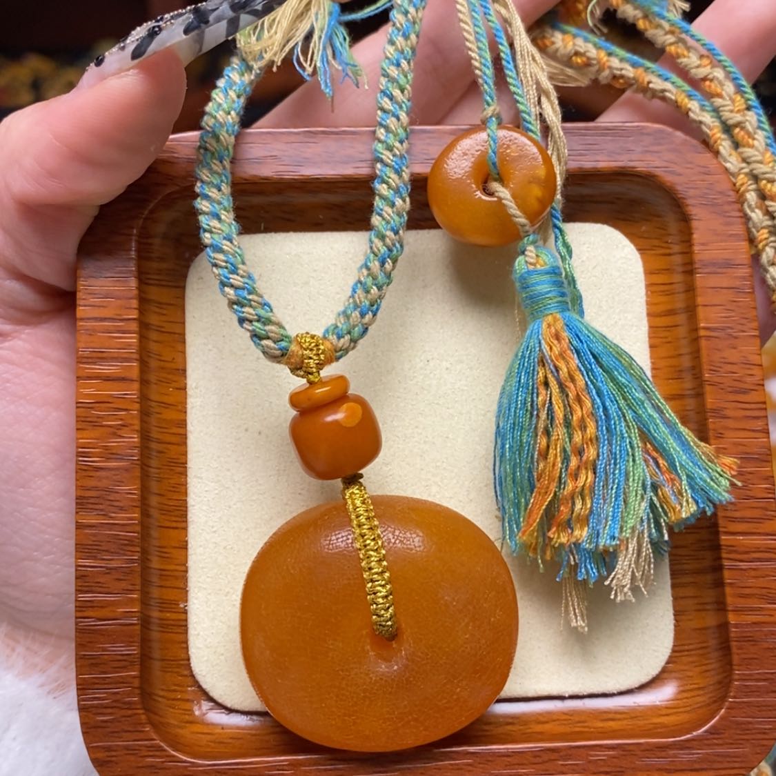 【闪购商品】蜜蜡颈饰未镶嵌项链