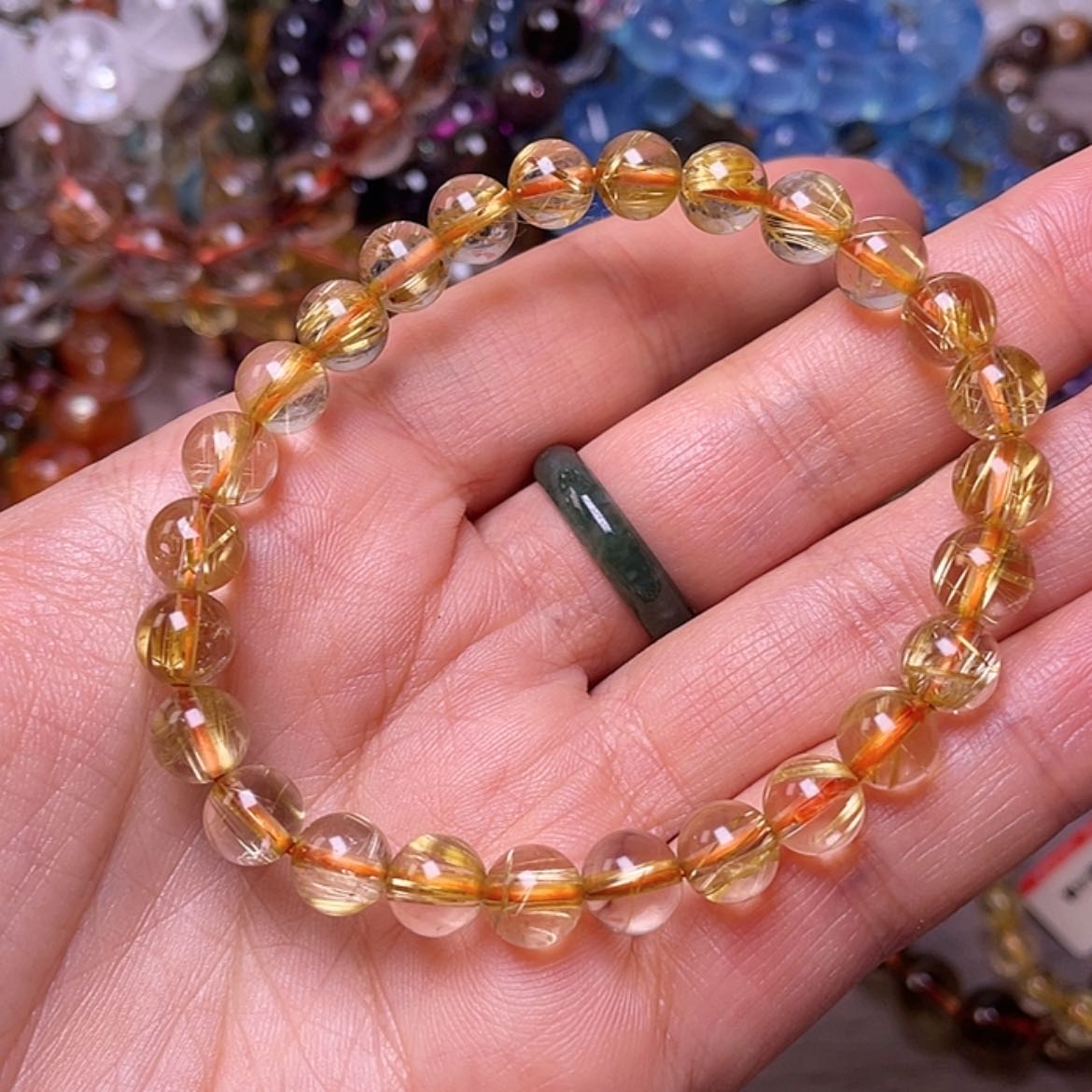 【闪购商品】烟晶手链银S925镶嵌K****?9999999999999