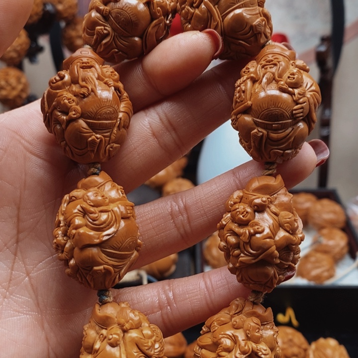 橄榄核手串/手链情**原童子财神2.5