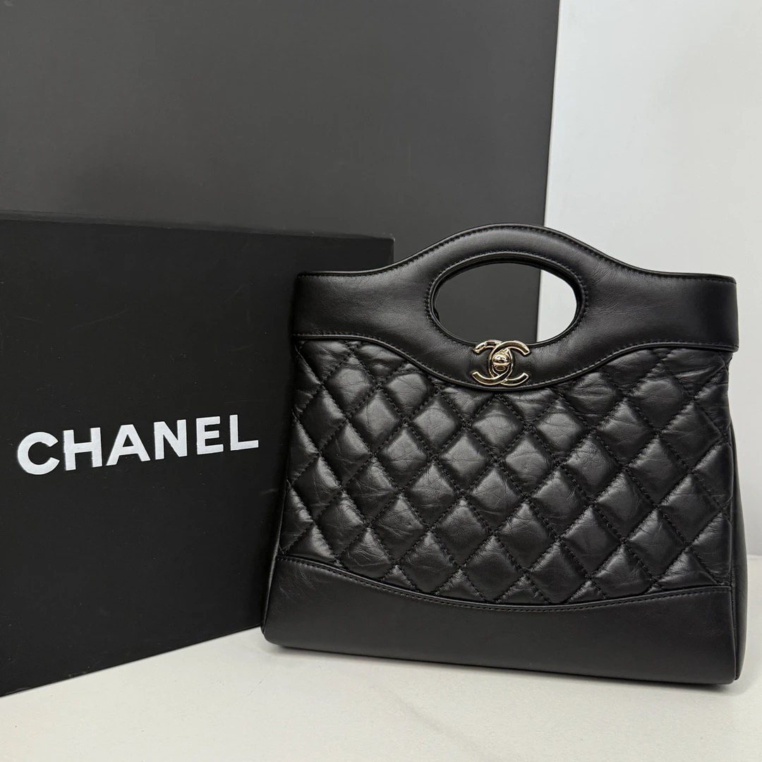 95新 Chanel/香奈儿 24S黑金31bag芯片23cm/0995110102