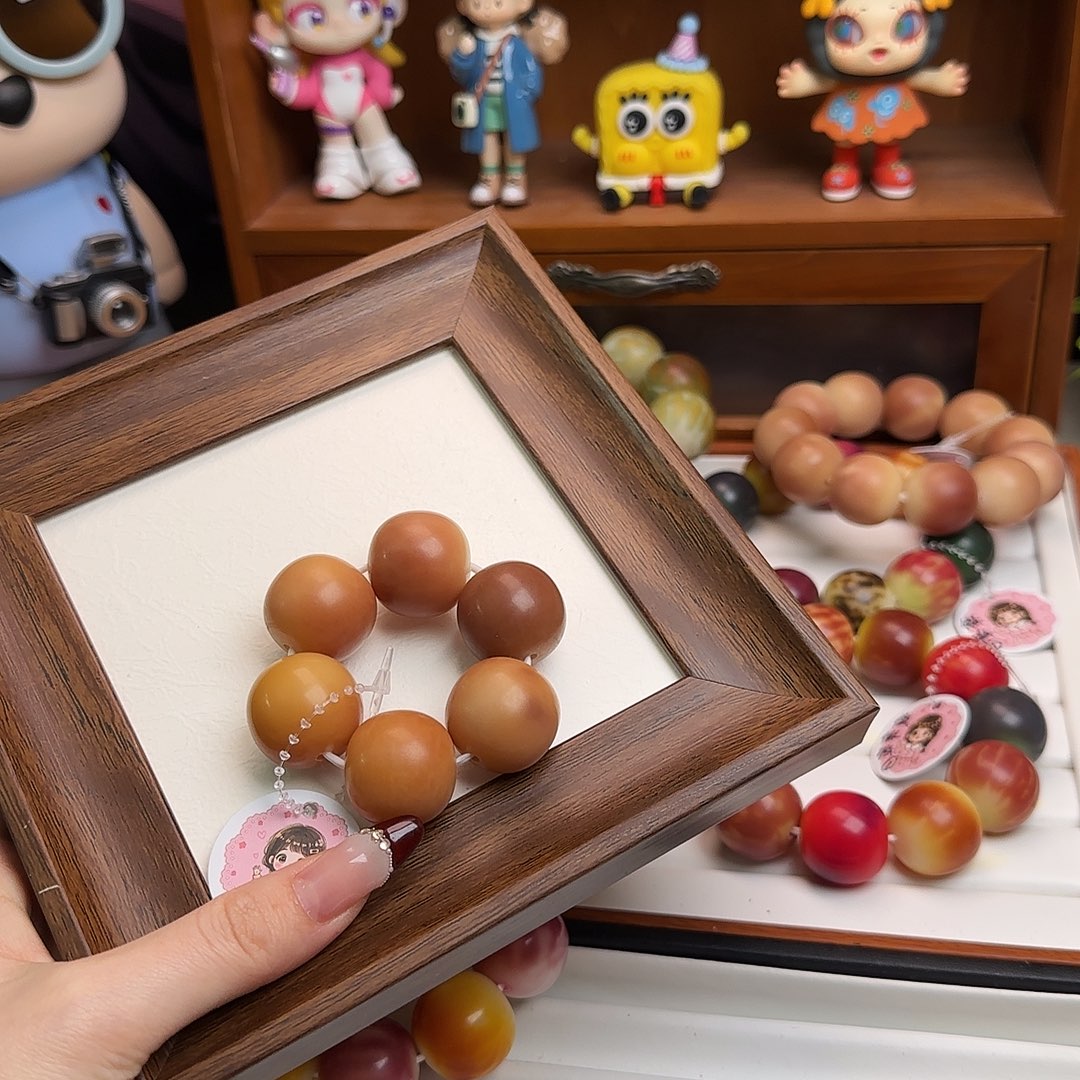 菩提根/象牙果手串卡23干磨瑕疵不退