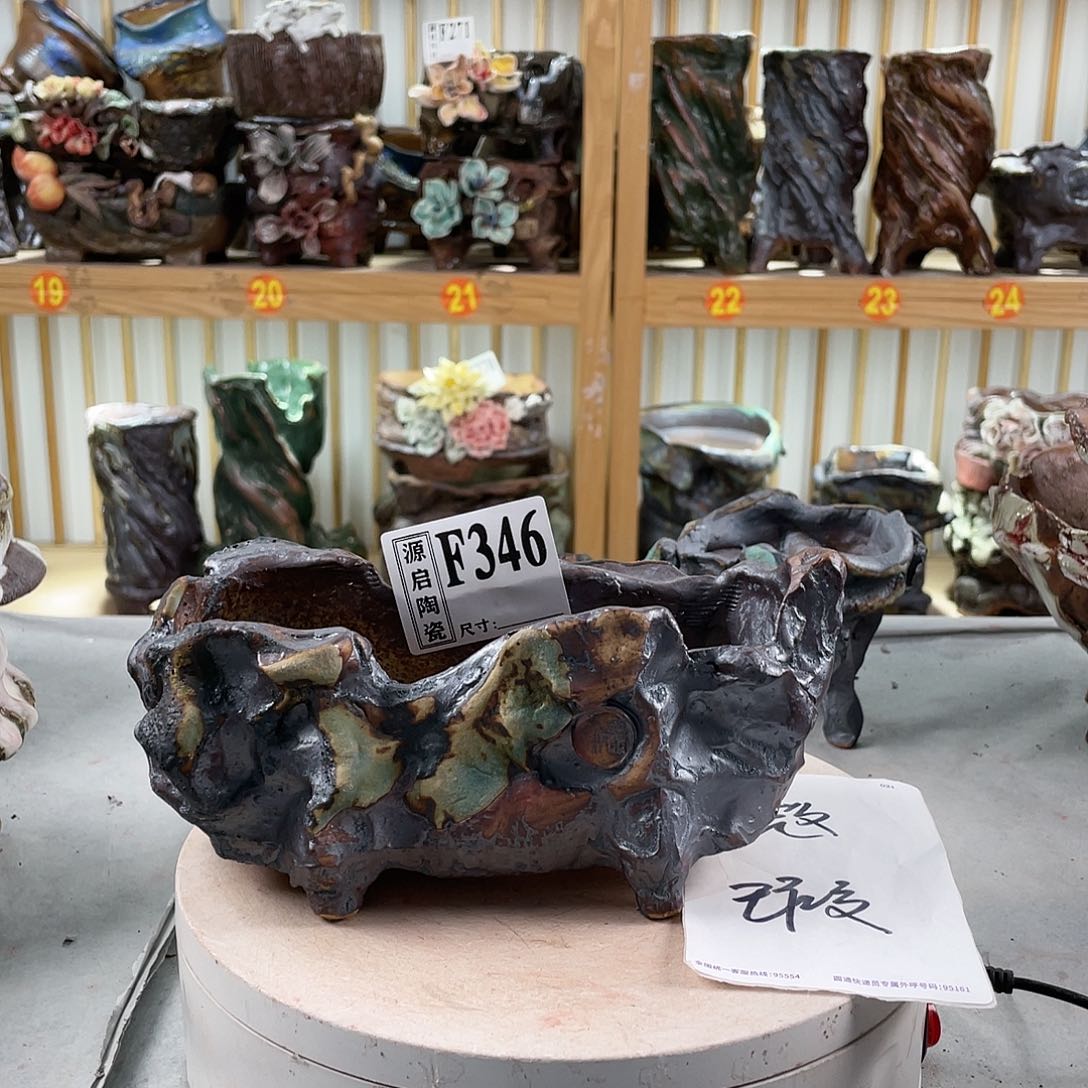 紫砂花盆手工制作默认微瑕346