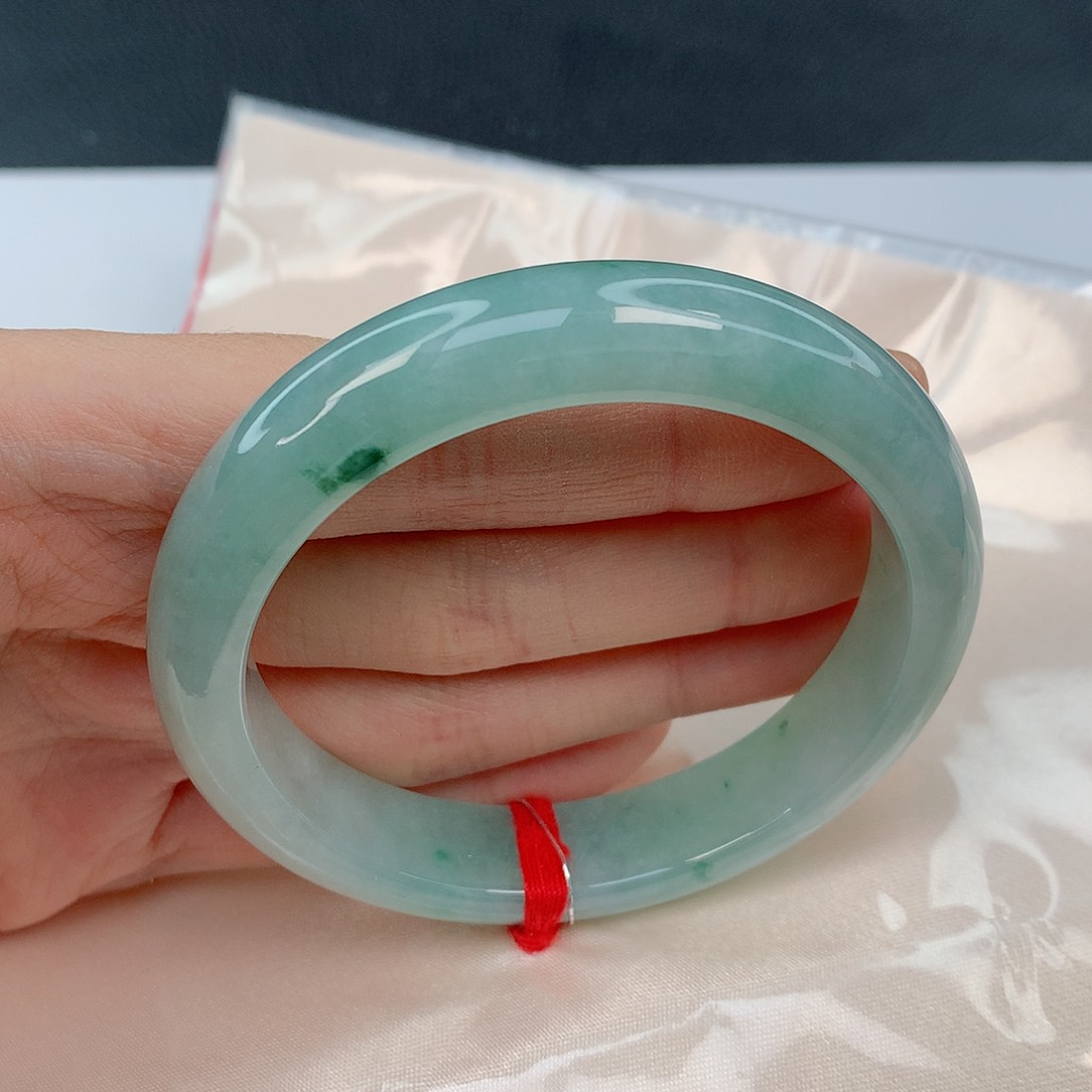 翡翠手镯未镶嵌58正圈