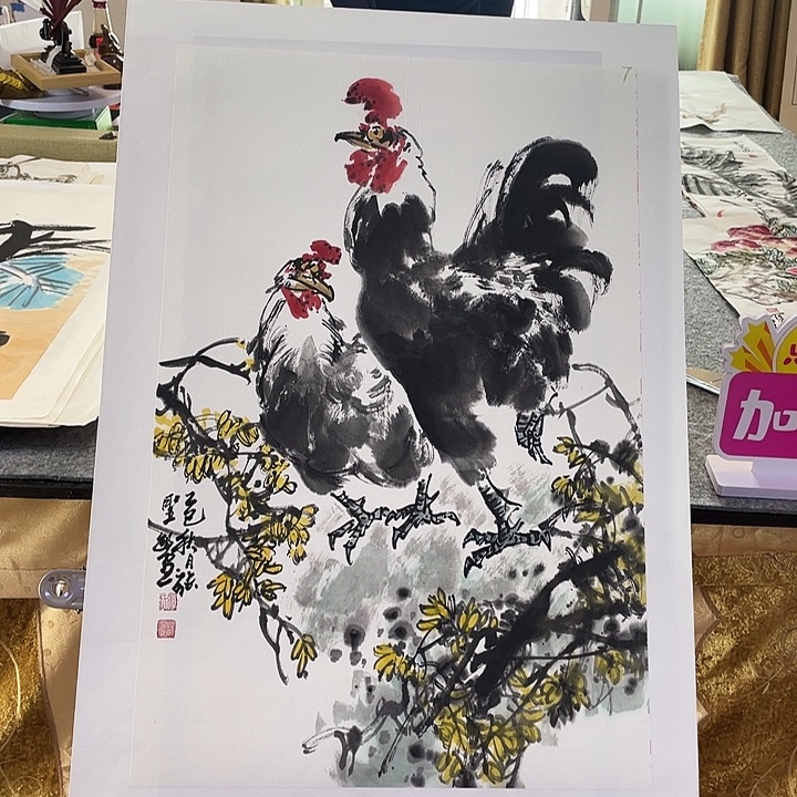 国画张圣敏先生纯手绘作品