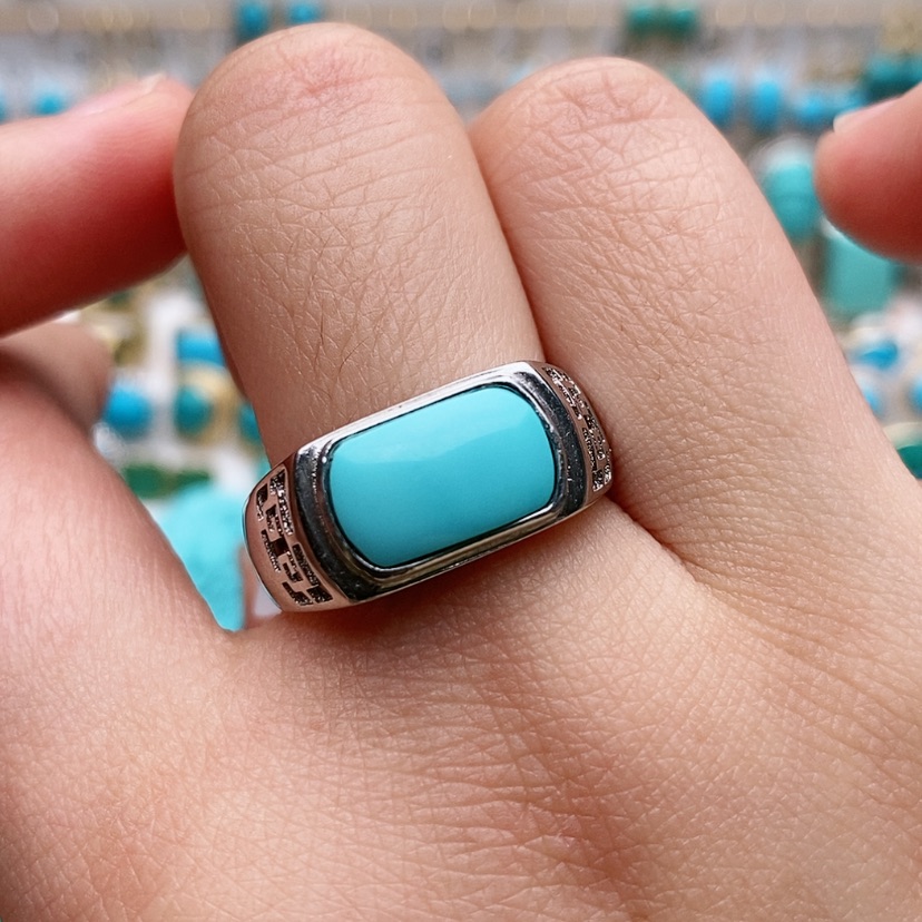 【闪购商品】绿松石珠宝奇石银S925镶嵌