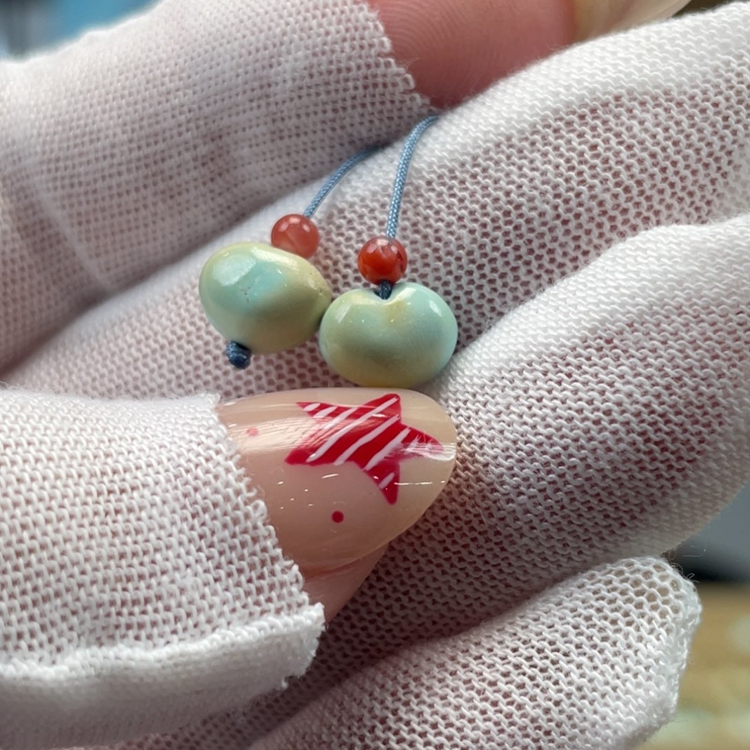 绿松石未镶嵌挂件