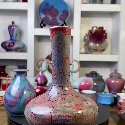 摆件禹州神后钧瓷原产地~