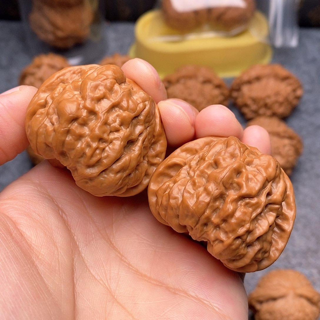 文玩核桃把件肌肉蛤蟆41全品