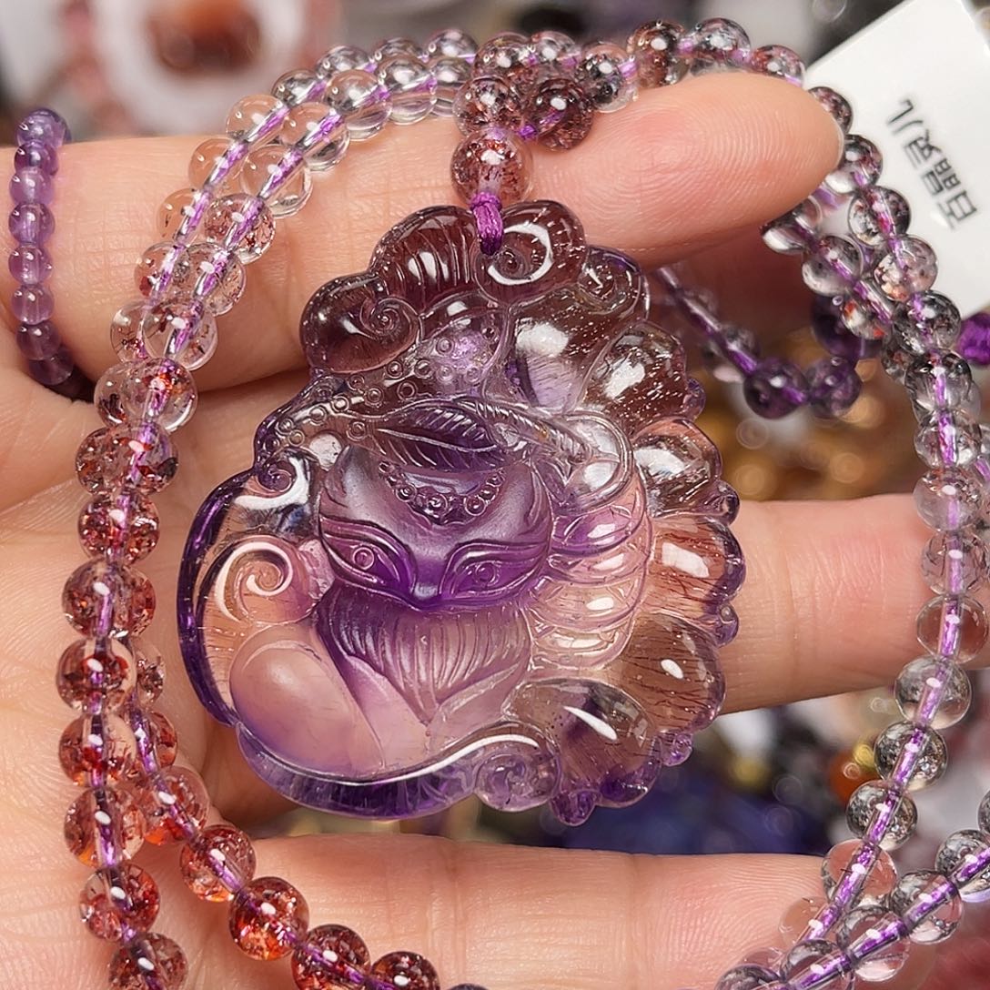 水晶颈饰未镶嵌多样性发一