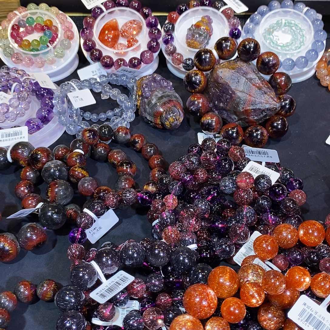 水晶手链未镶嵌马****了13.3mm左右