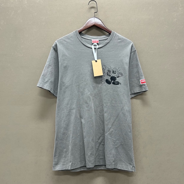 99新 maje （pm）KENZO高田贤三 描边字母印花短袖