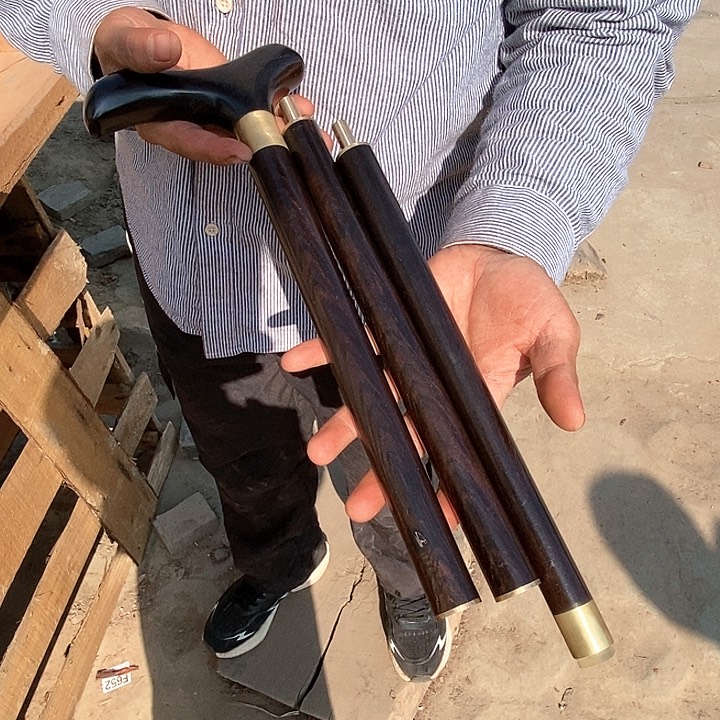 东非黑黄檀（紫光檀）拐杖