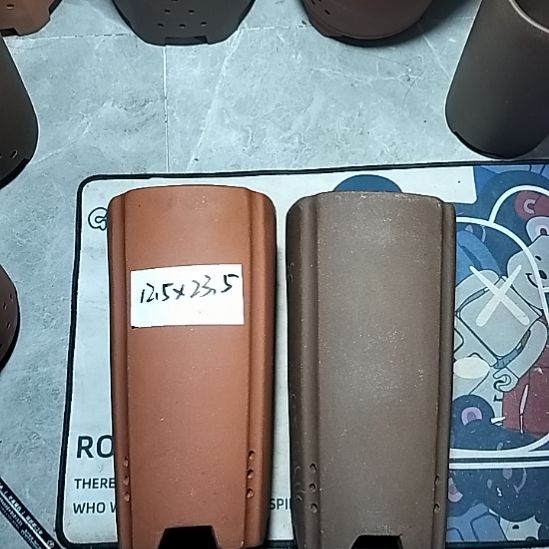 紫砂红泥紫泥四方签筒两个