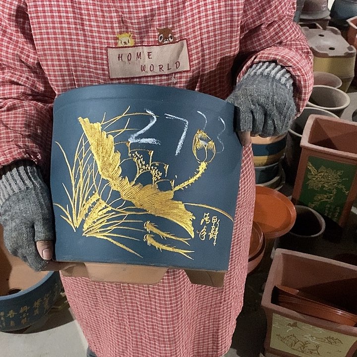 紫砂花盆紫砂花盆