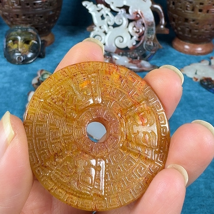 和田玉（糖玉）未镶嵌挂件