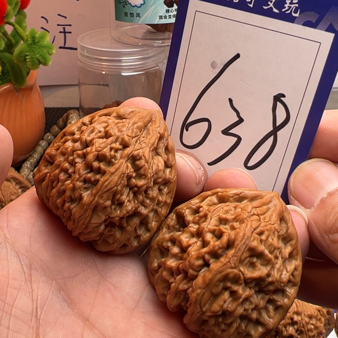 文玩核桃把件虎头王41尺寸638号