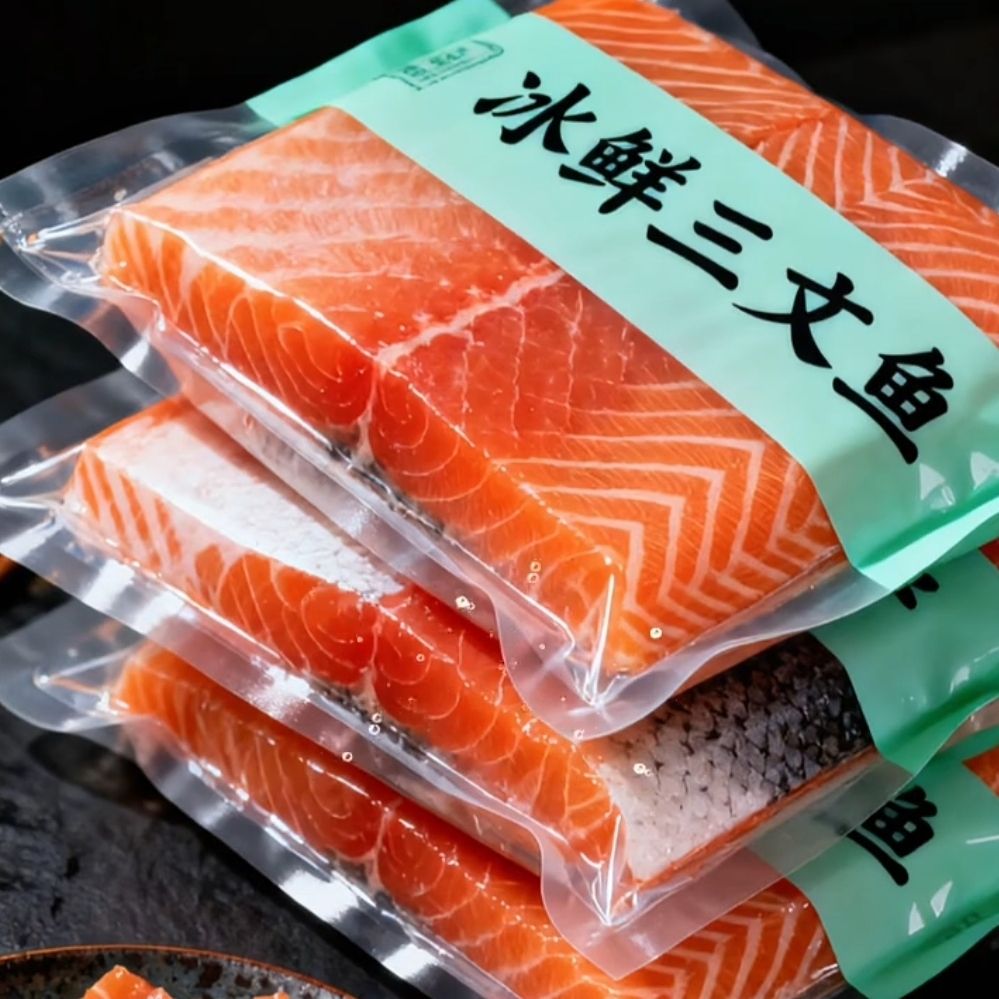 【当天现切带褐色肉】正宗国产新疆/青海冰鲜三文鱼生鲜新鲜刺身