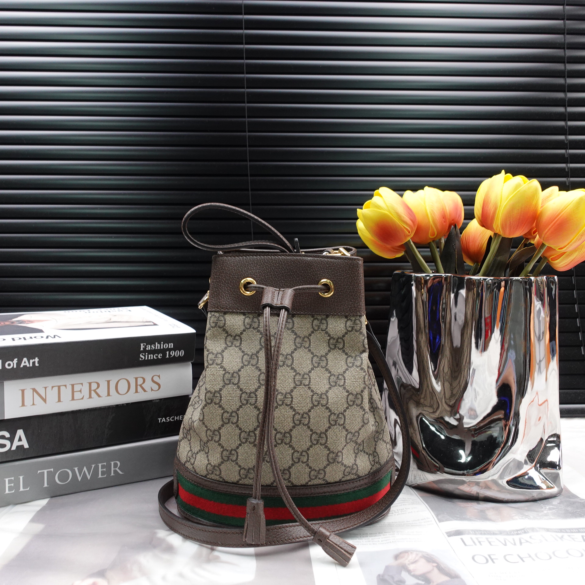 95新 GUCCI/古驰 单肩包/T20227082