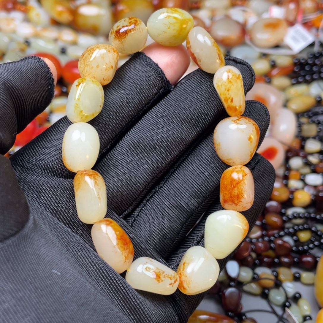 和田玉手链未镶嵌