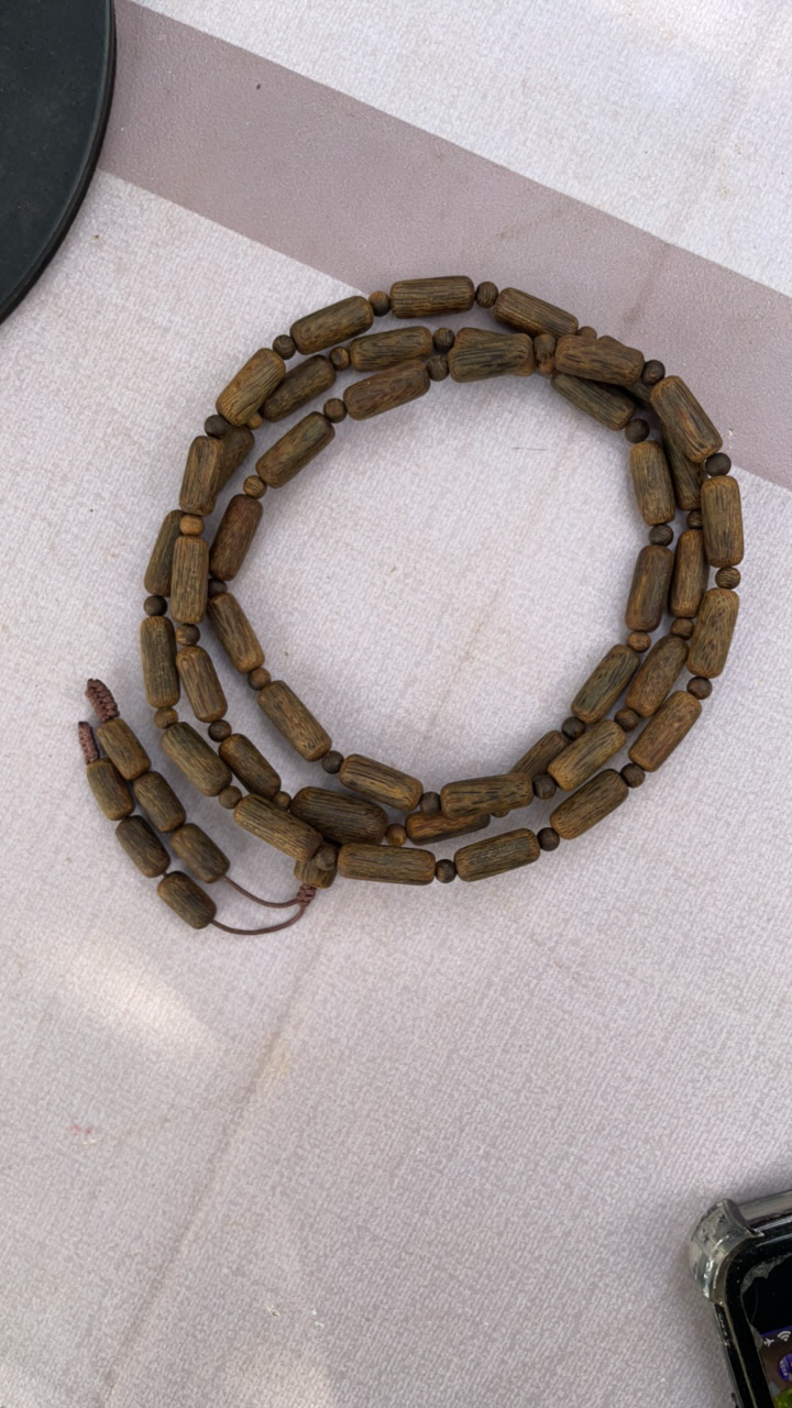 奇楠沉香树心隔珠多圈沉水级26克多样性发一