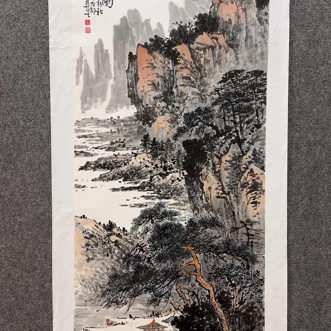 国画楚越老师手绘作品