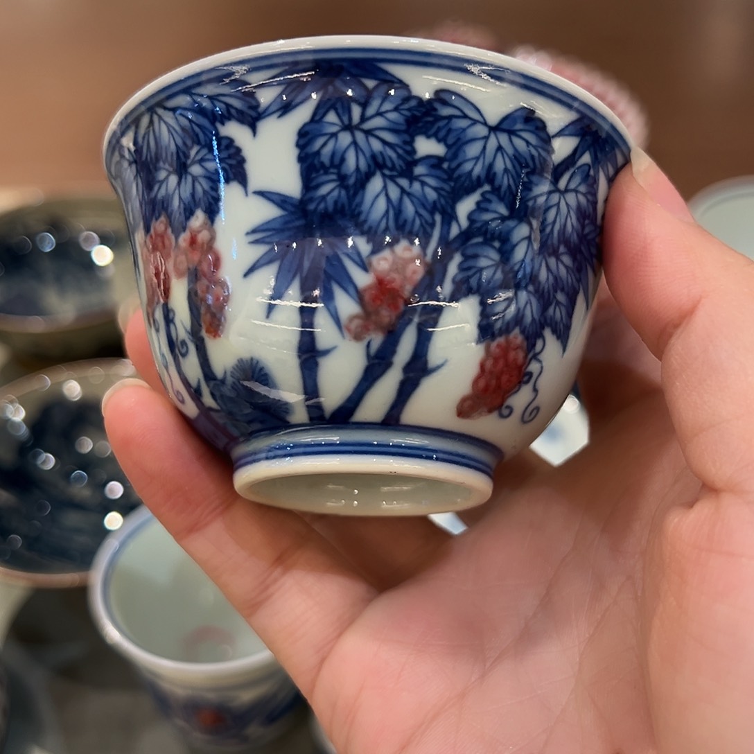 微瑕臻玉古坊釉里红