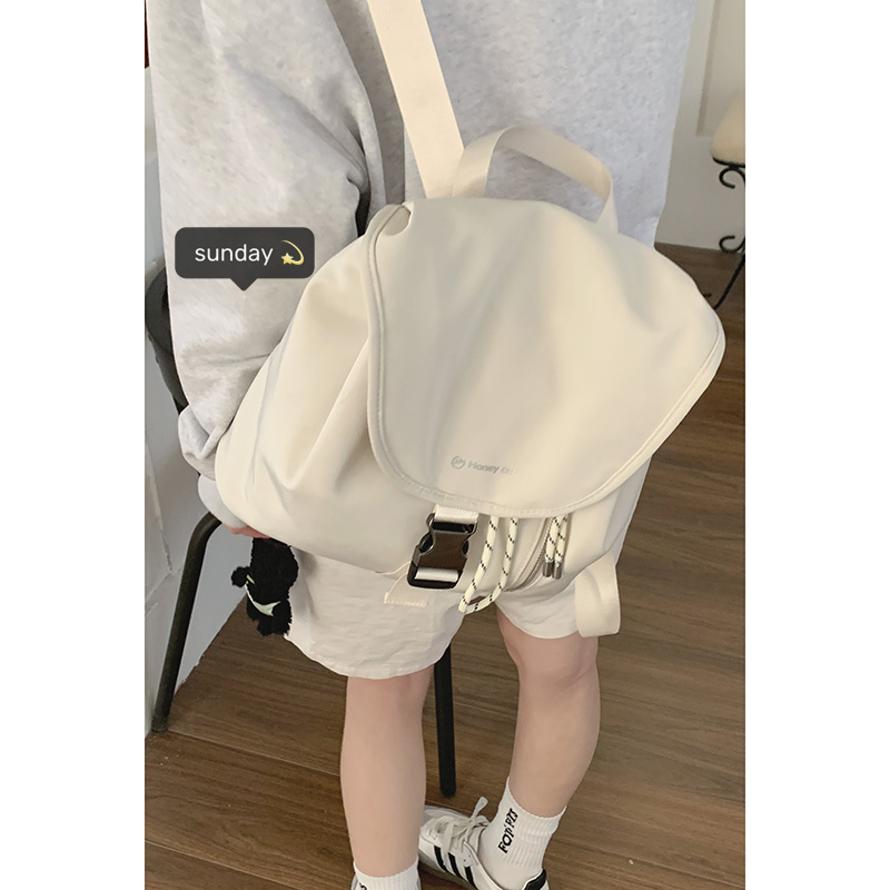 学院风韩版大容量双肩包包2025新款简约百搭双肩包通勤电脑包包