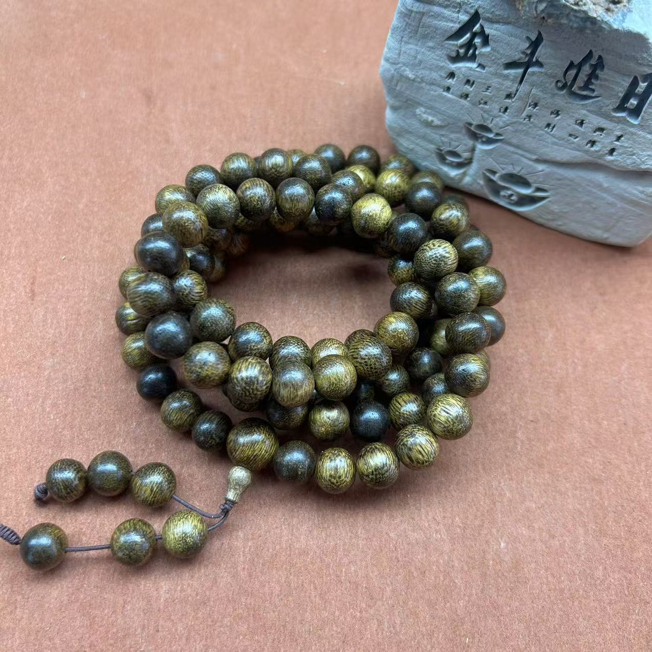 【上品文玩】沉木手串-042