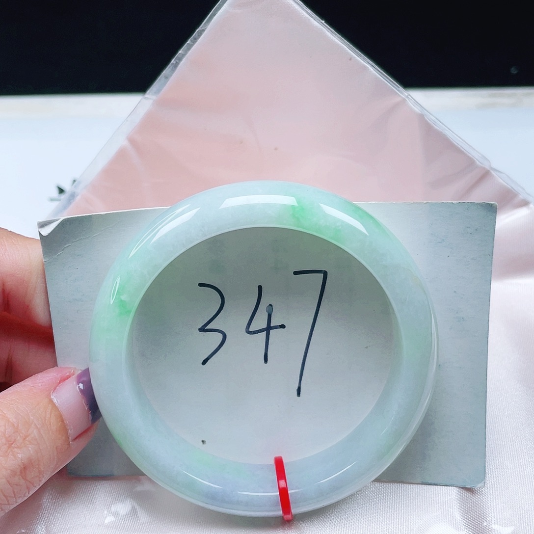 翡翠未镶嵌手镯缅甸翡翠53+