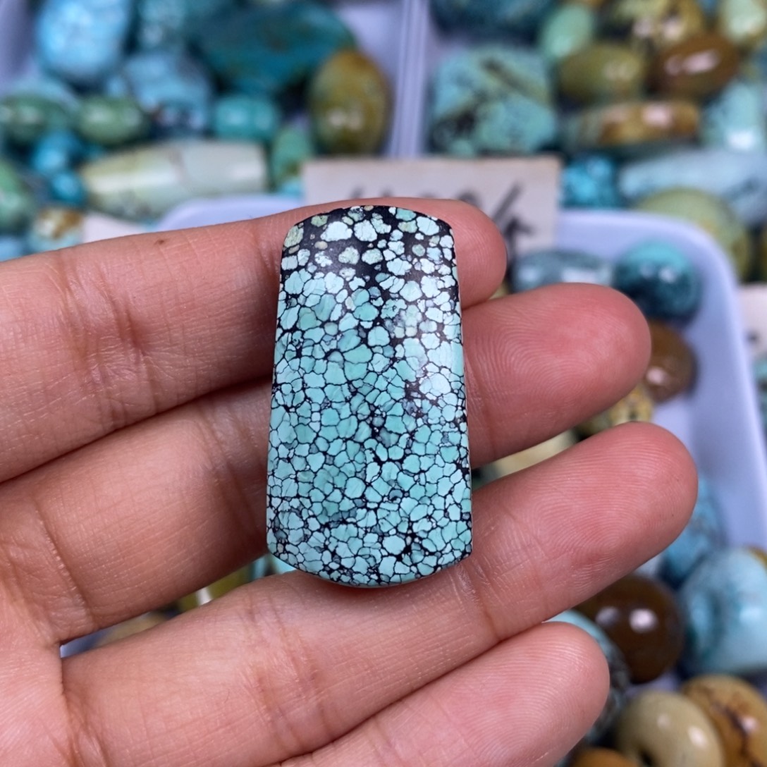 绿松石未镶嵌颈饰