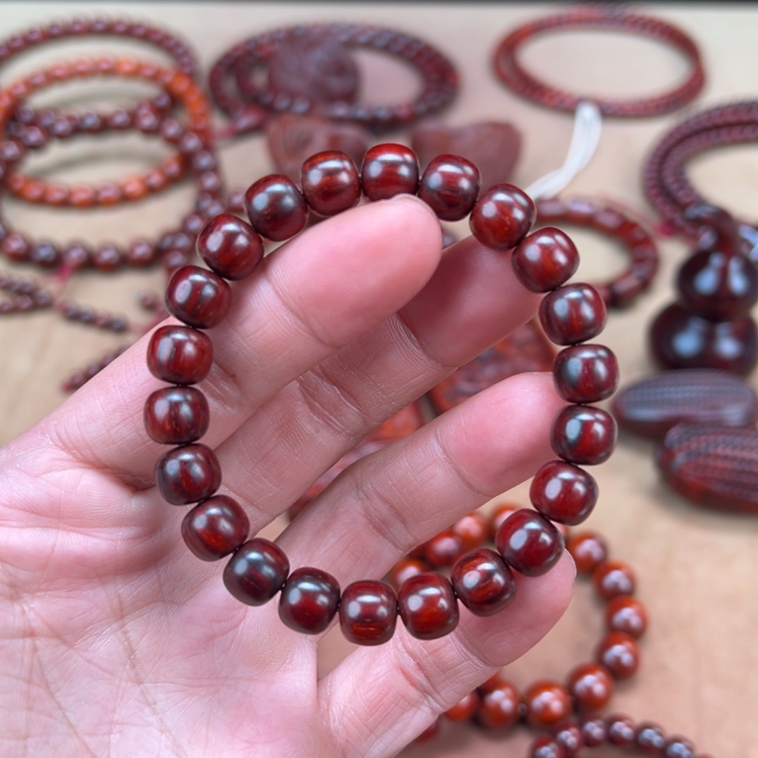 檀香紫檀（小叶紫檀）手串/手链9x10老型，180款