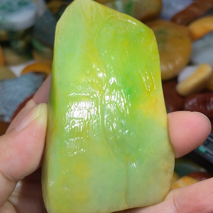 定制翡翠未镶嵌包工山水