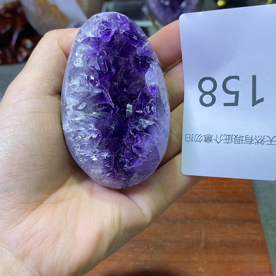 紫晶未镶嵌珠宝半成品
