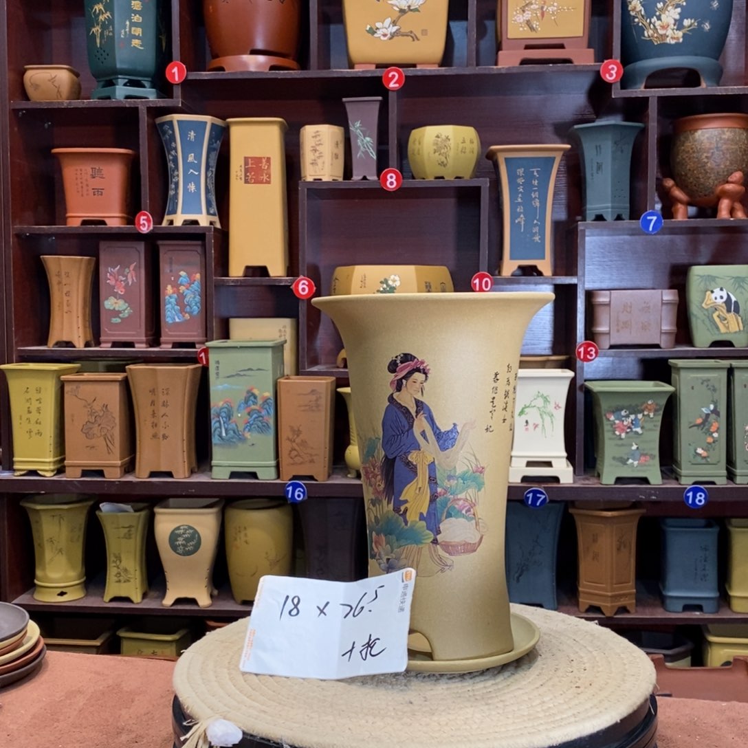 紫砂花盆紫砂艺术