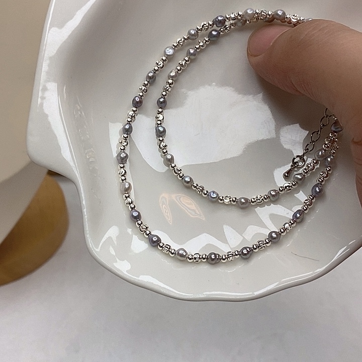 淡水珍珠手镯合金