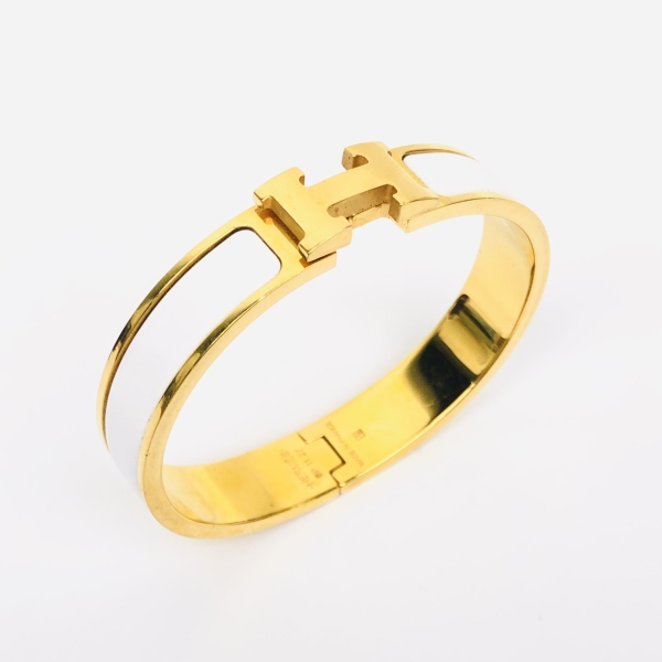 妃鱼/爱马仕/合金/树脂/手镯/95新/z零一三一